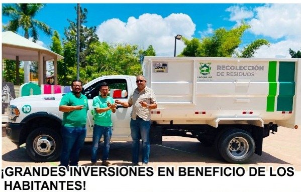 NUEVO CAMION DE RECOLECCION DE BASURA EN LAGUNILLAS SLP